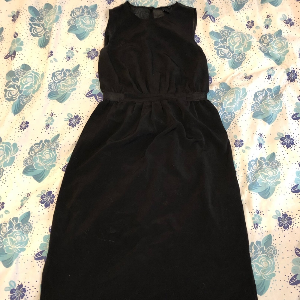 Athletic inspired black midi dress, H&M